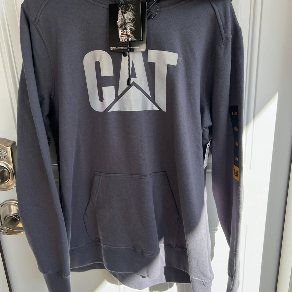 Caterpillar Gray Hoodie